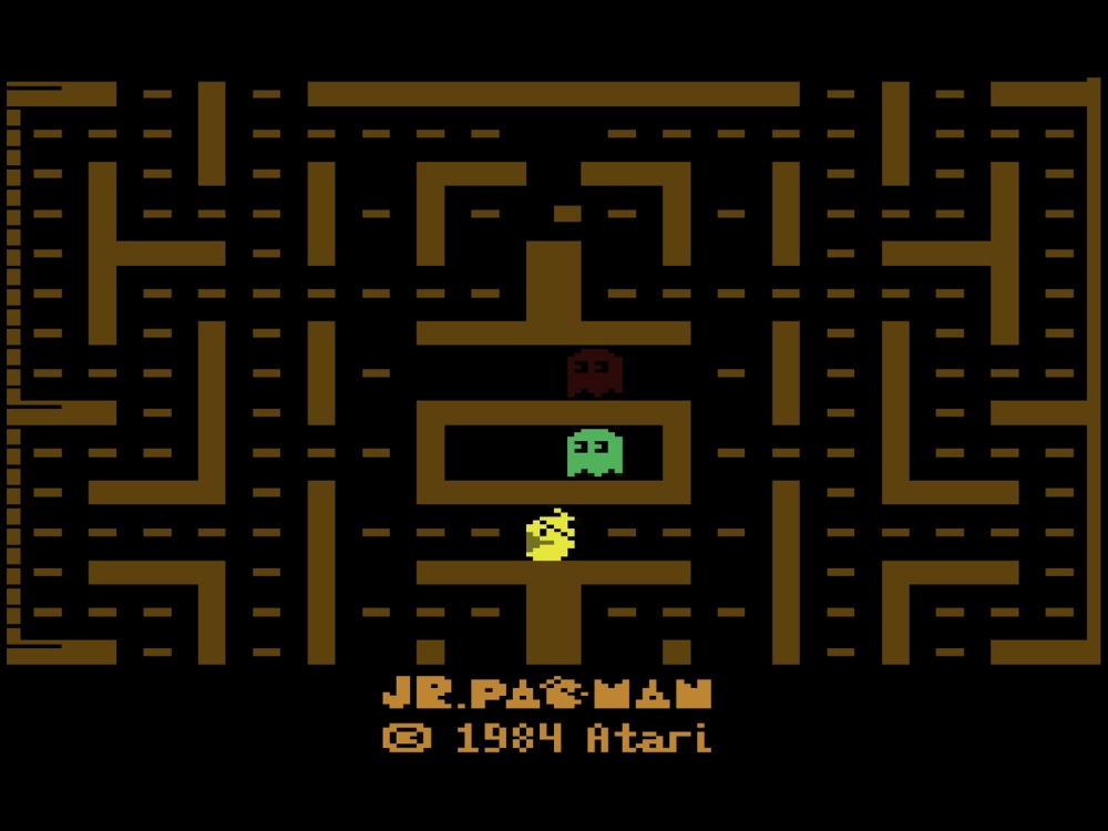 Title Screen of Jr. Pac-Man for Atari 2600